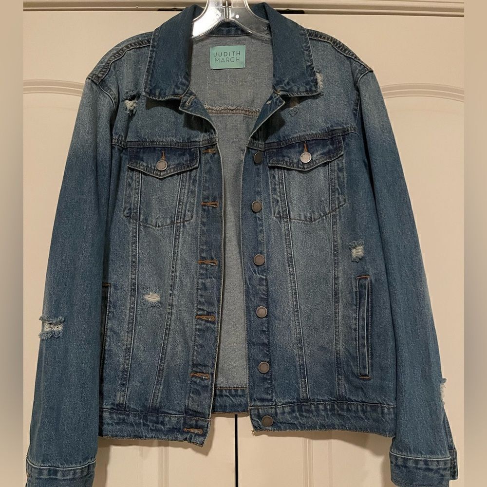 Judith March Denim Custom Bride Jacket - Picture 6 of 11